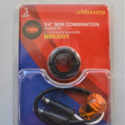 M09300Y 3/4" Mini Combination Clearance Marker Amber
