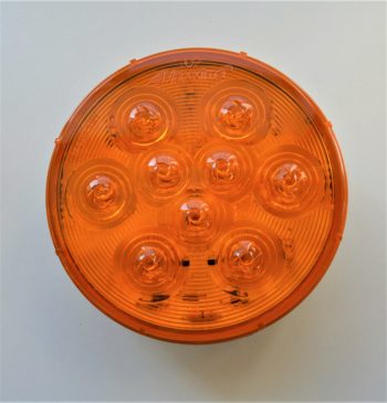 M42339Y 4" Round Park/Rear Turn Light, Amber light - 9 LEDs - Image 2