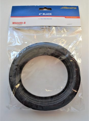 M50400-B 4" Round Black Grommet