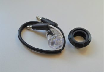M09300YCL 3/4" Mini Combination Clearance Marker Amber Clear Lens - Image 4