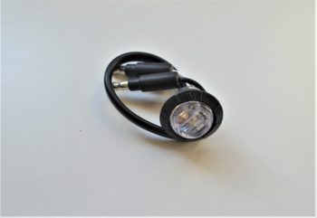 M09300YCL 3/4" Mini Combination Clearance Marker Amber Clear Lens - Image 3