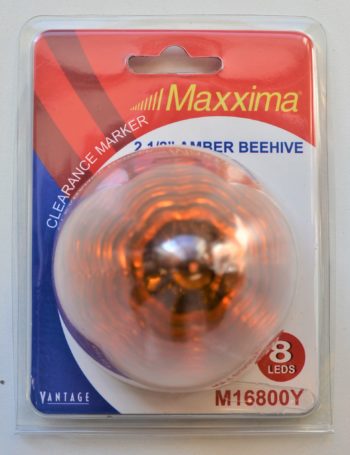 M16800Y 2 1/2" Beehive Light -  8 LEDs - For Peterbilt truck - Image 2