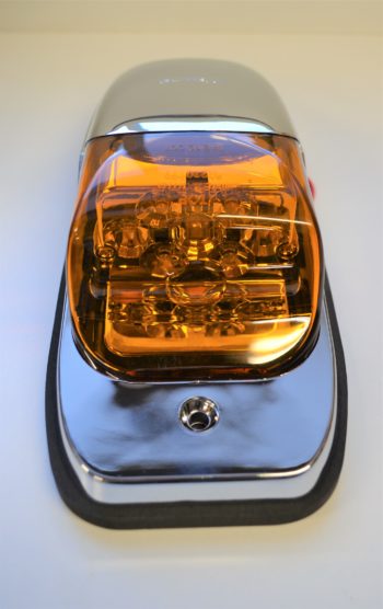 M27011Y Chrome Cab Marker Amber